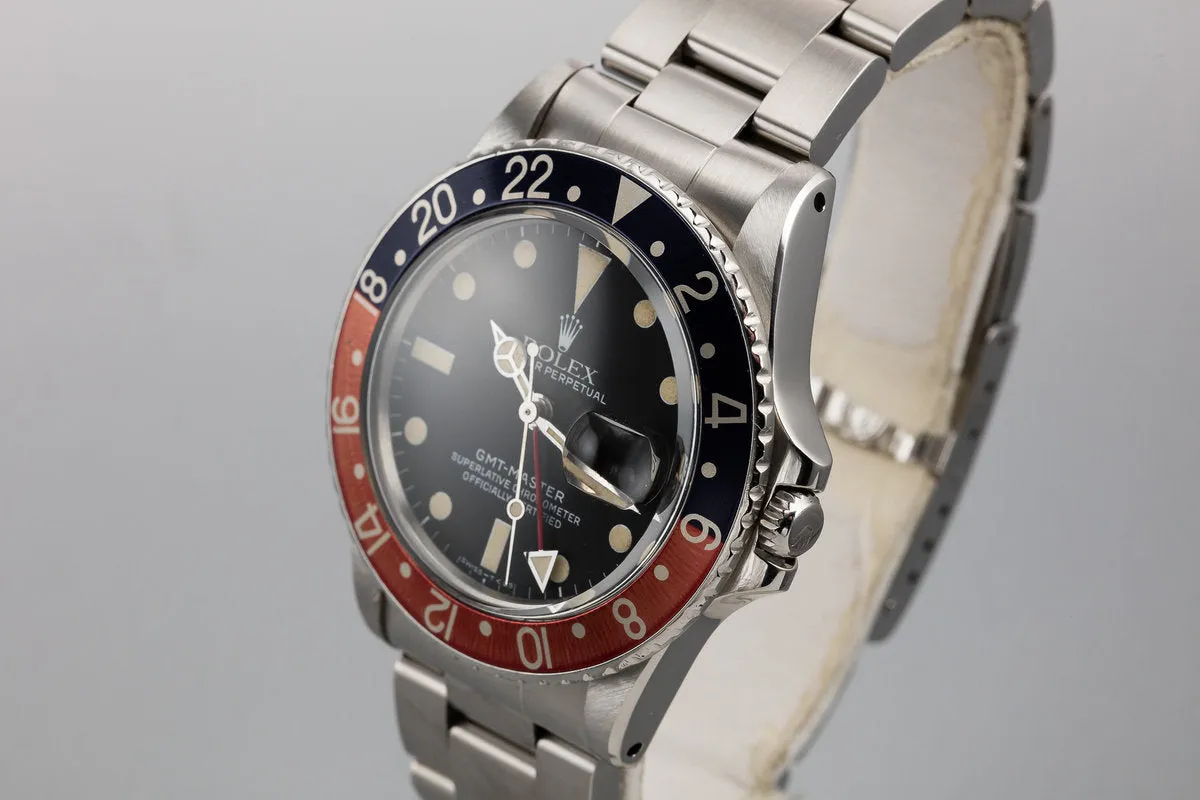 1983 Rolex GMT-Master 16750 "Pepsi" with Papers