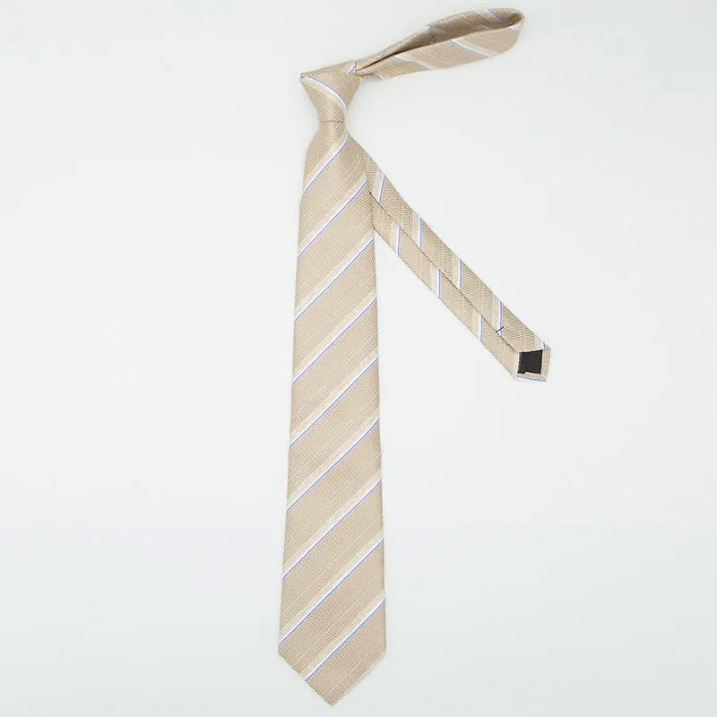 3Pcs Men's Casual Striped Office Accessory Necktie Set