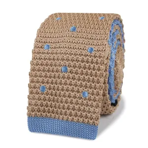 Argentinian Polkadot Knitted Tie