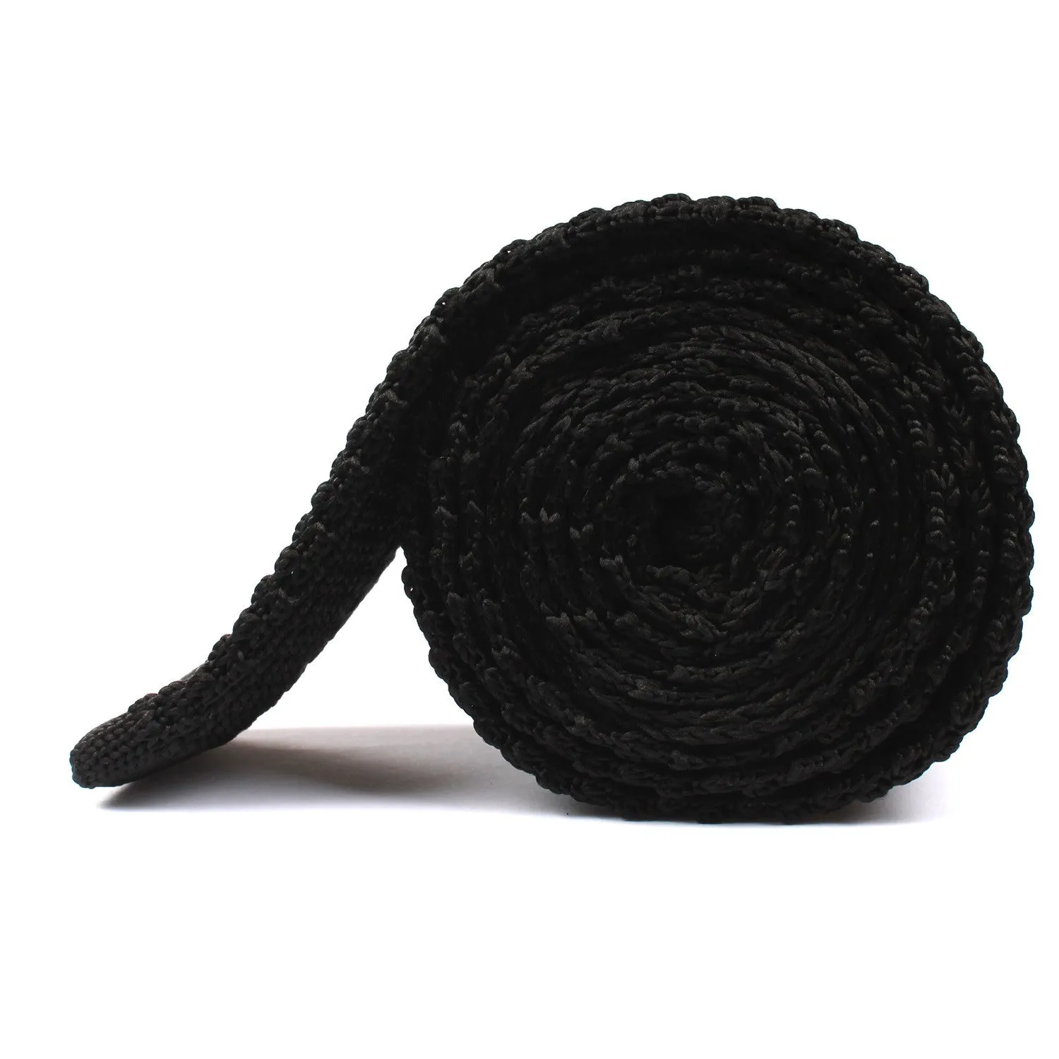 Black Knitted Tie