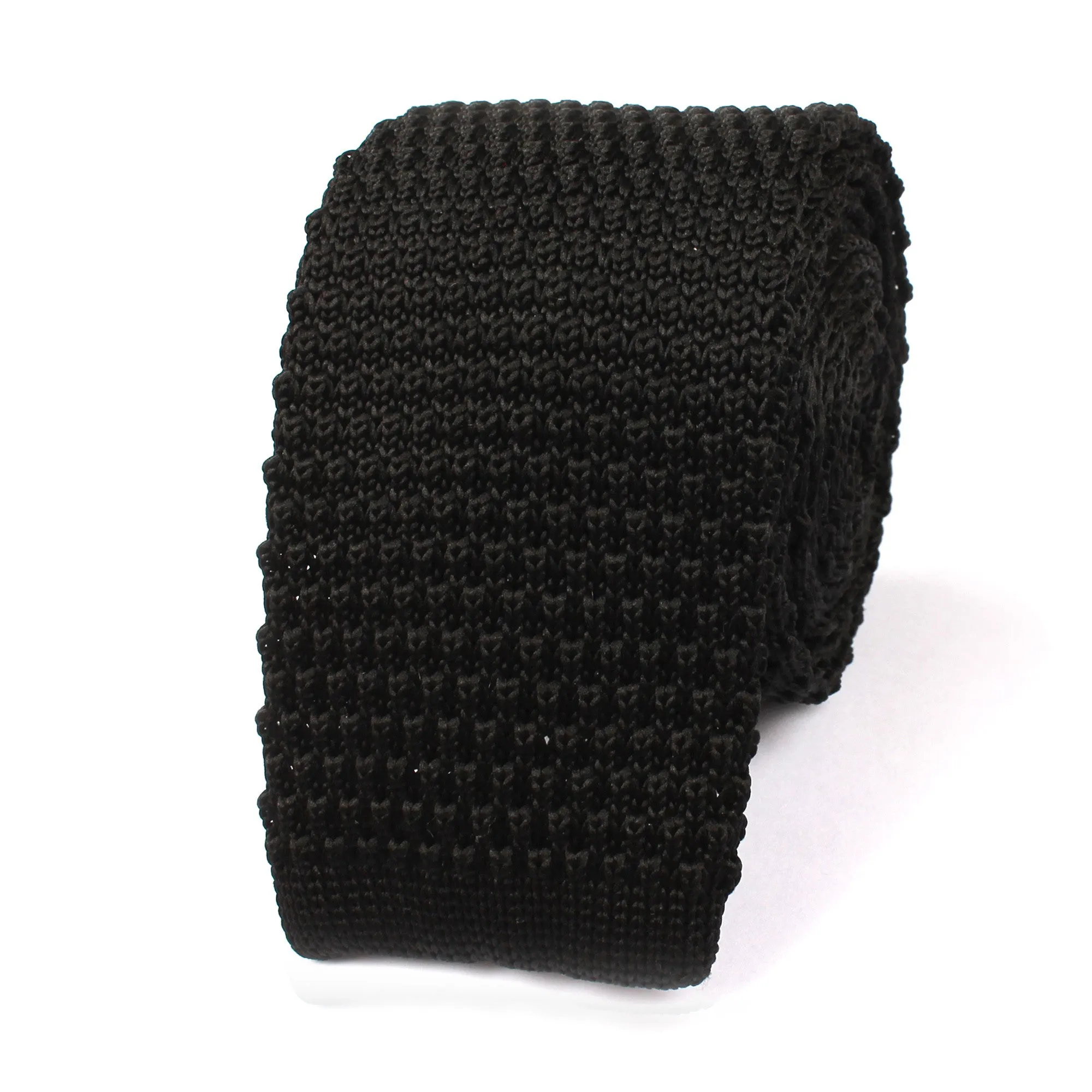 Black Knitted Tie