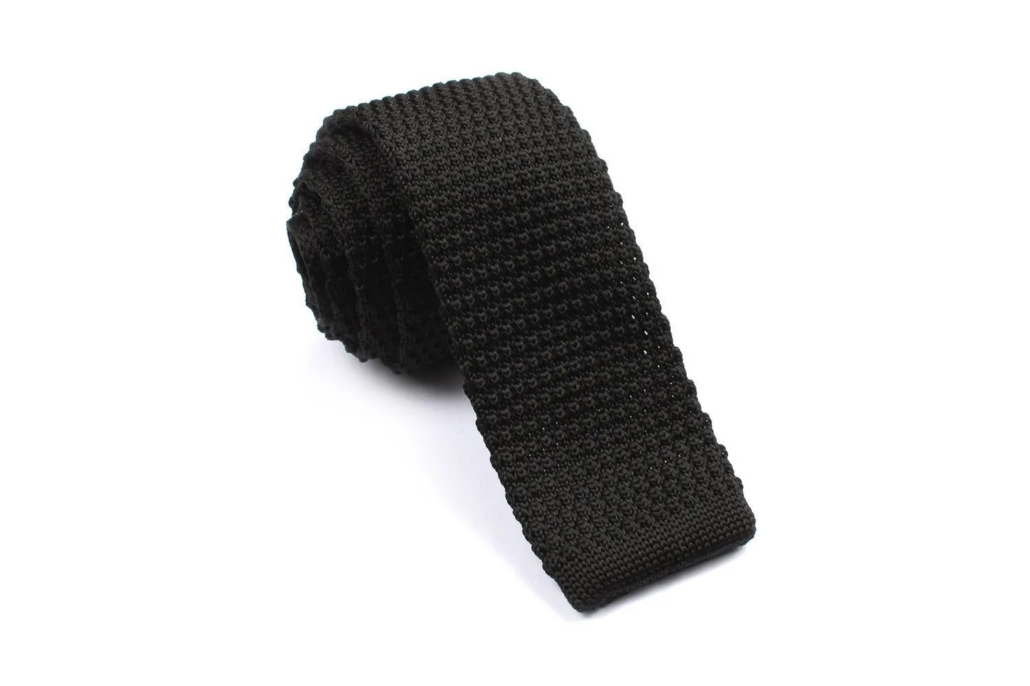 Black Knitted Tie