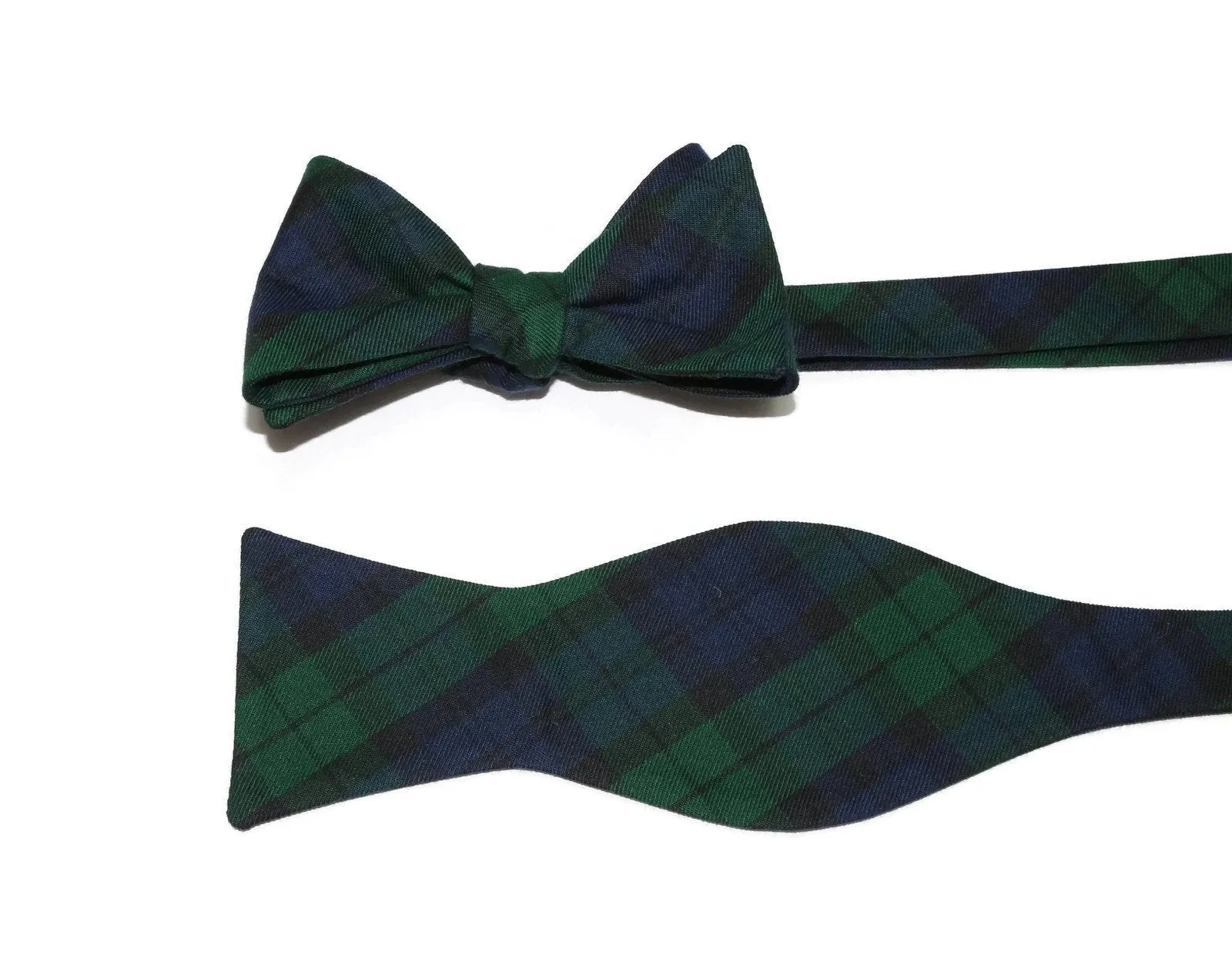 Black Watch Tartan Plaid Bow Tie