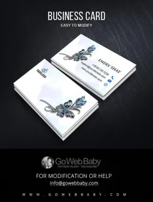 Business Card - Jewelry Store For Website Marketing