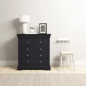 Chalbury 2 Over 3 Chest of Drawers in Dusky Black