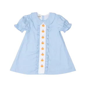 Christina Blue Pumpkins Dress