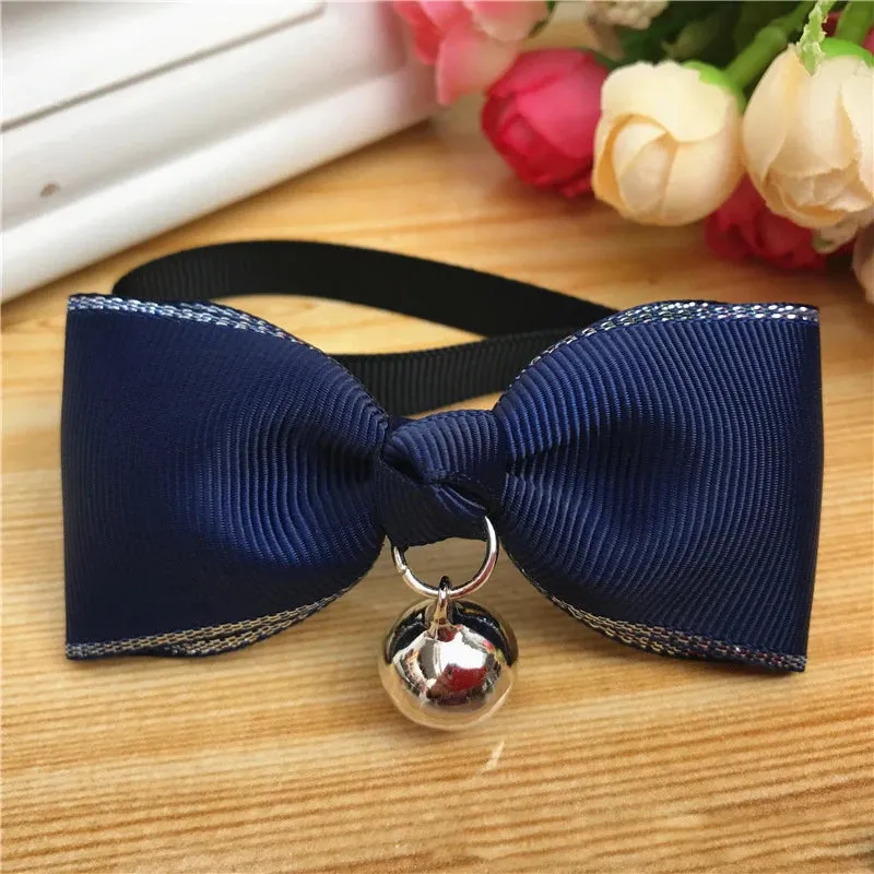 Cute Bow Tie for Dogs & Cats – Adjustable Summer Style Collar, Pet Accessories