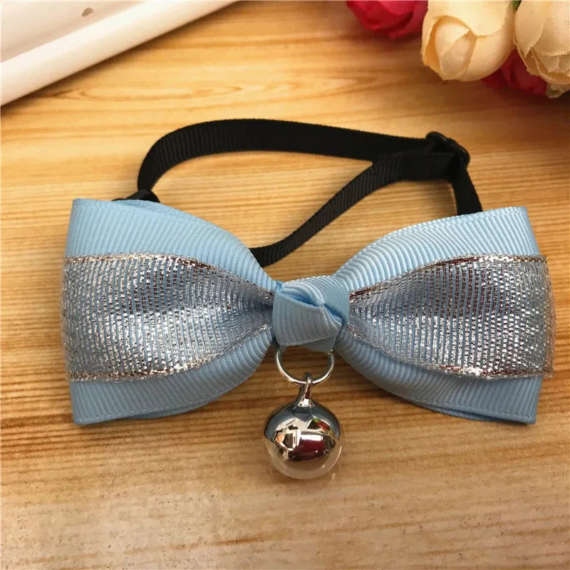 Cute Bow Tie for Dogs & Cats – Adjustable Summer Style Collar, Pet Accessories