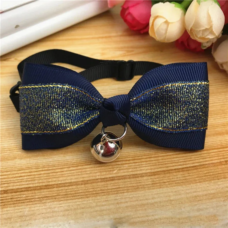 Cute Bow Tie for Dogs & Cats – Adjustable Summer Style Collar, Pet Accessories