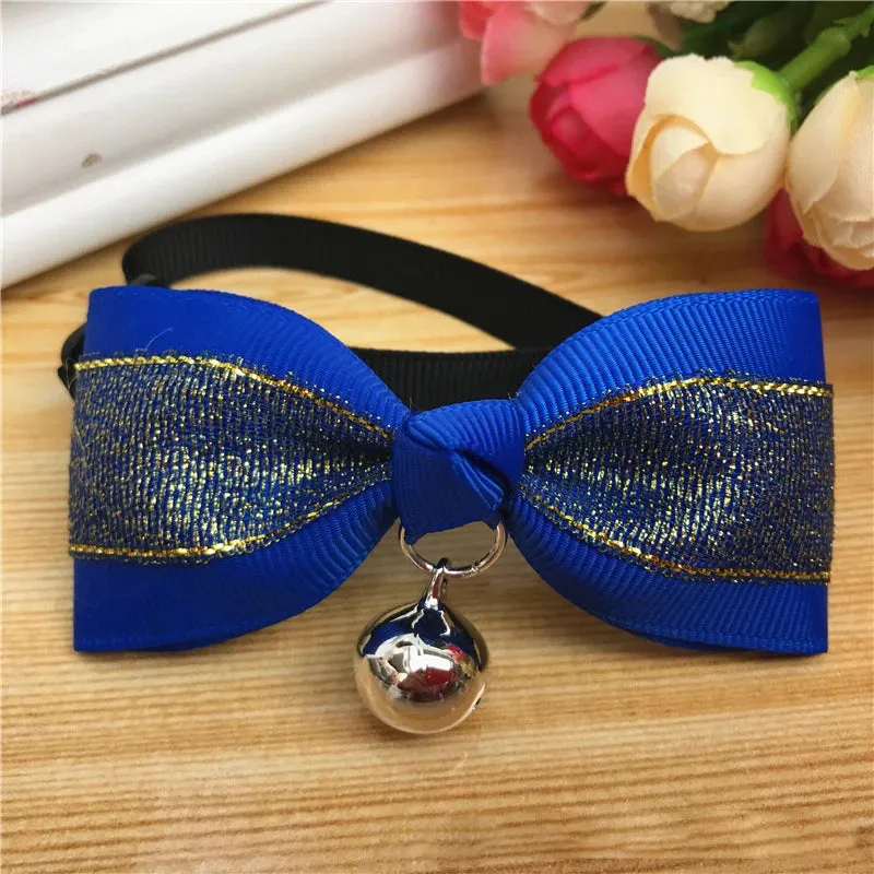 Cute Bow Tie for Dogs & Cats – Adjustable Summer Style Collar, Pet Accessories