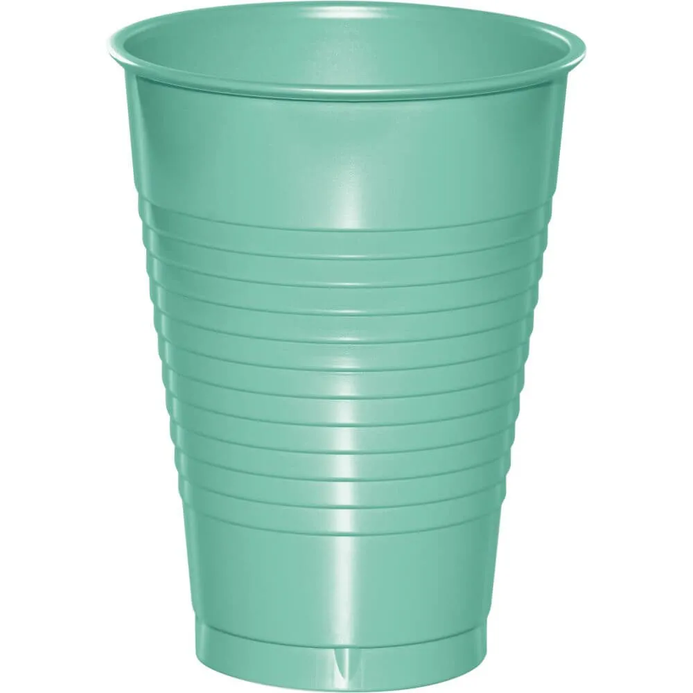 Fresh Mint Plastic Cups 12oz 20ct,