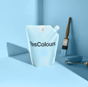 Friendly Blue eggshell paint