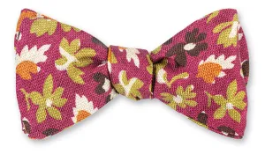 Fuchsia Walham Floral Bow Tie - B5606