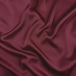 LONG PLAIN BURGUNDY SATIN SCARF SHAWL WRAP