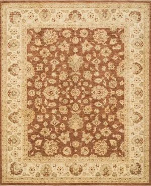 Majestic Rug in Rust & Ivory