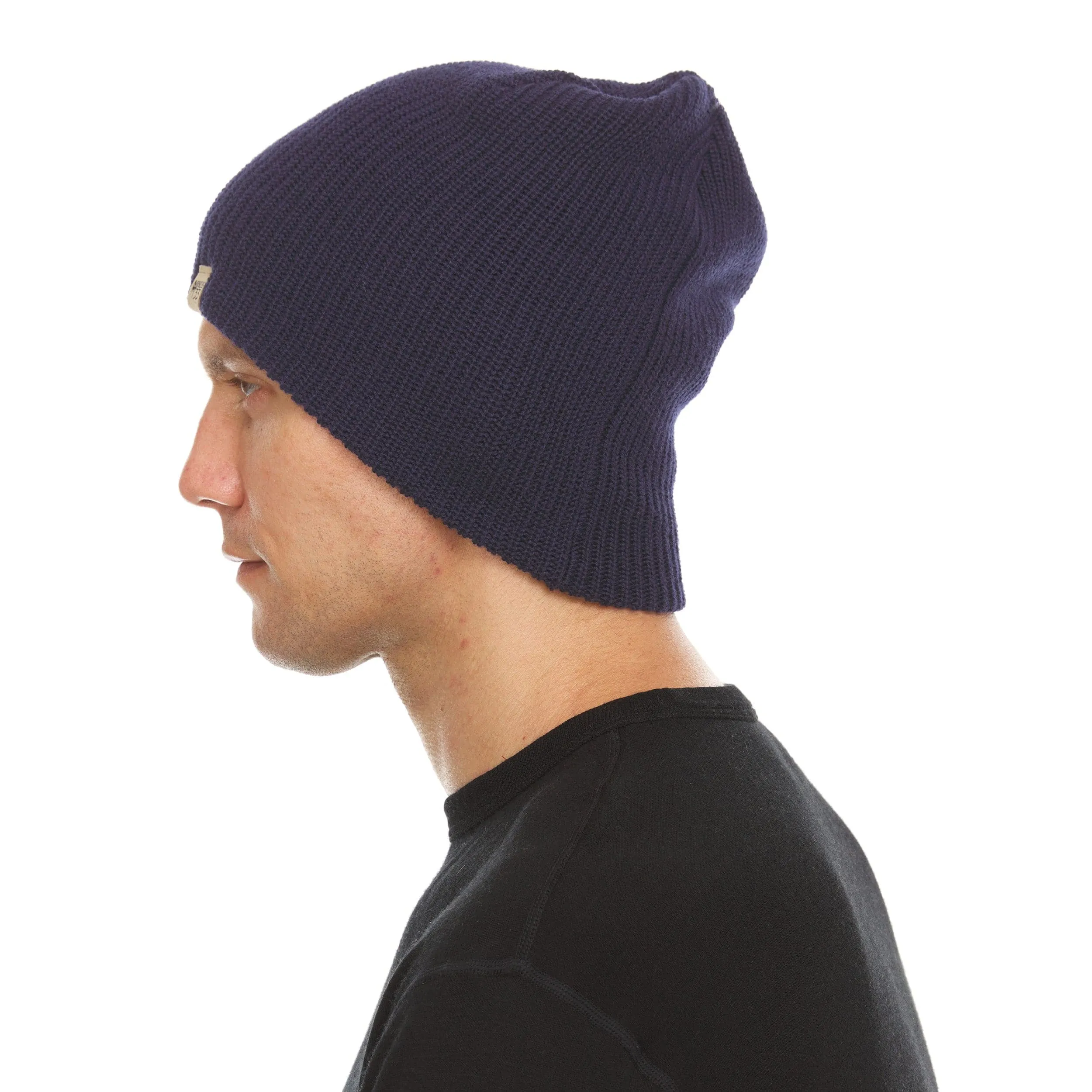 Midweight - Everyday Rib Knit Beanie 100% Merino Wool