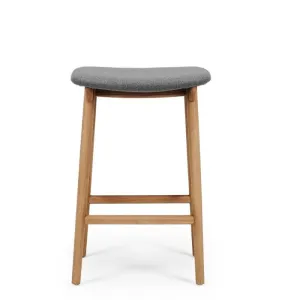 Niles Barstool (Natural Oak) Fabric