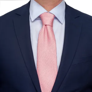 Pink Grenadine Silk Tie