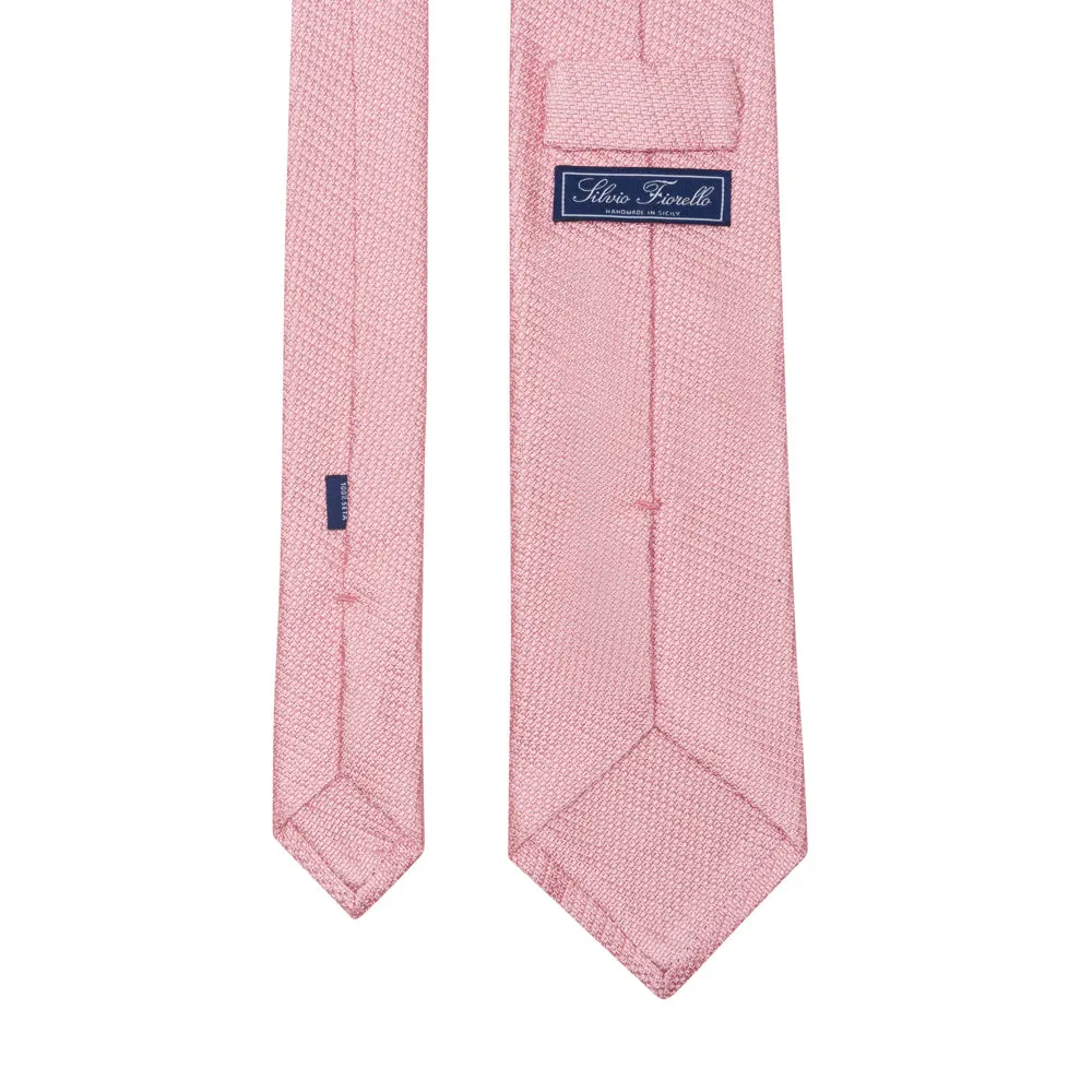 Pink Grenadine Silk Tie