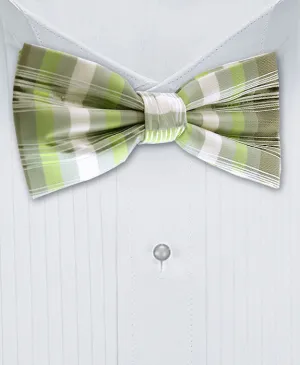 Plaid Green Bowtie