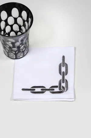 "Chain" Cocktail napkins (set of 6)