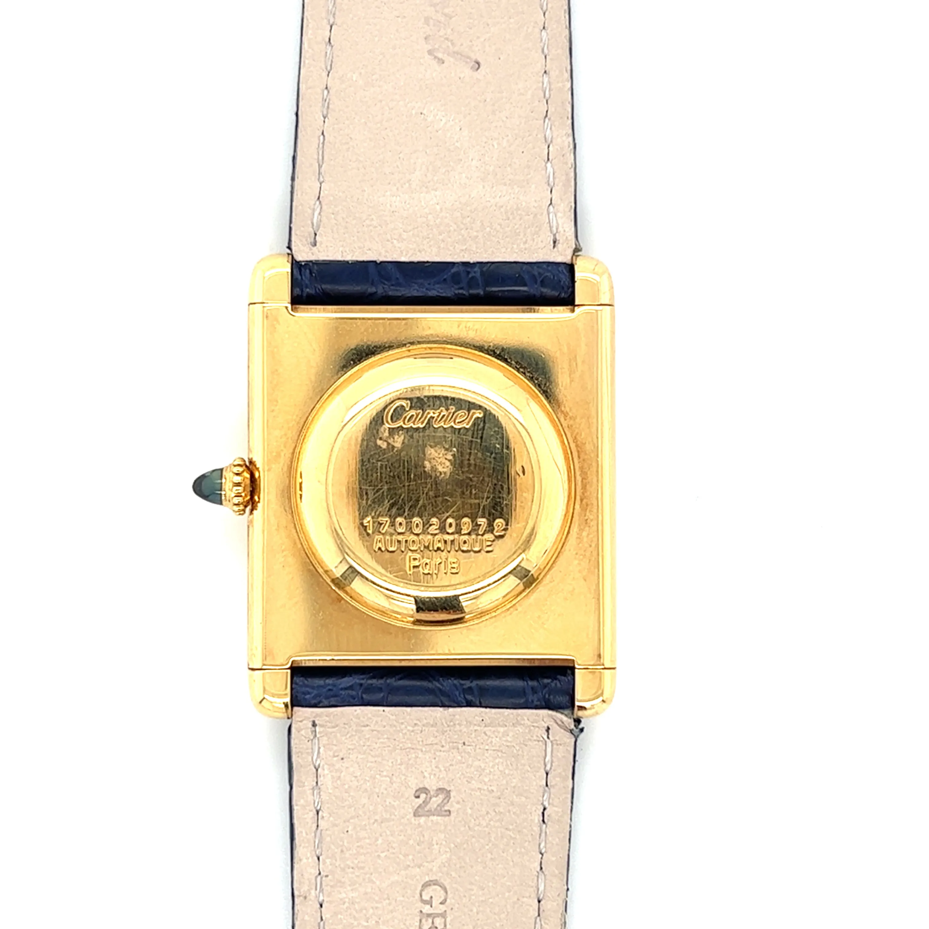 Here is an optimized title for the e-commerce product:

Vintage 1970 Cartier Paris Jumbo Tank Automatique Watch in 18kt Gold - Rare Collectors Edition

This title includes key details and appealing modifiers like Vintage, Rare, and Collectors Edition to attract potential buyers.