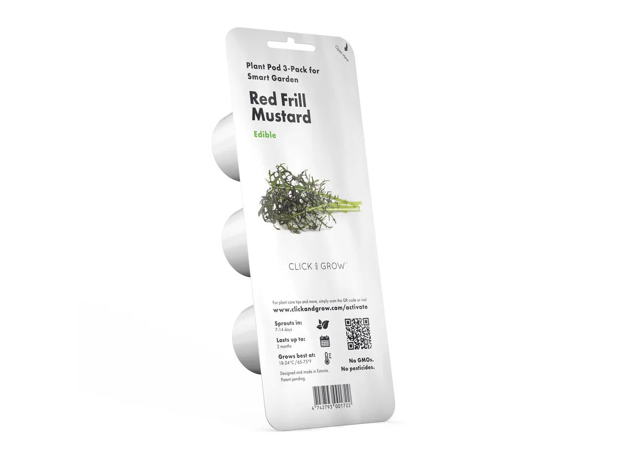 Red Frill Mustard Plant Pods 9-pack