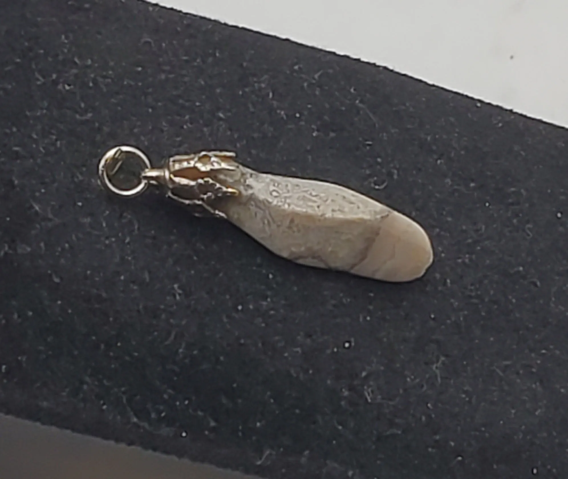 Tumbled Crazy Lace Jasper Pendant