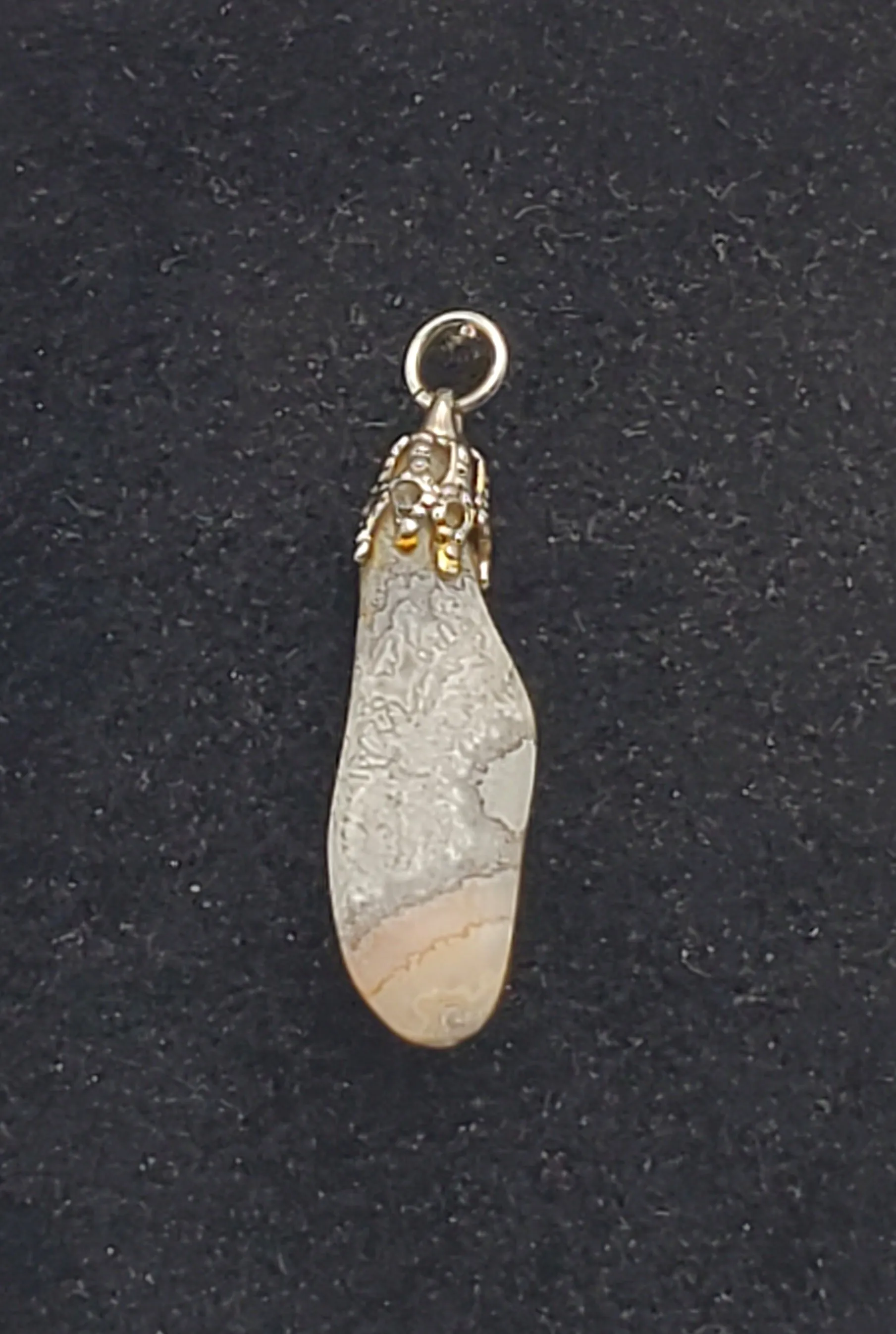 Tumbled Crazy Lace Jasper Pendant